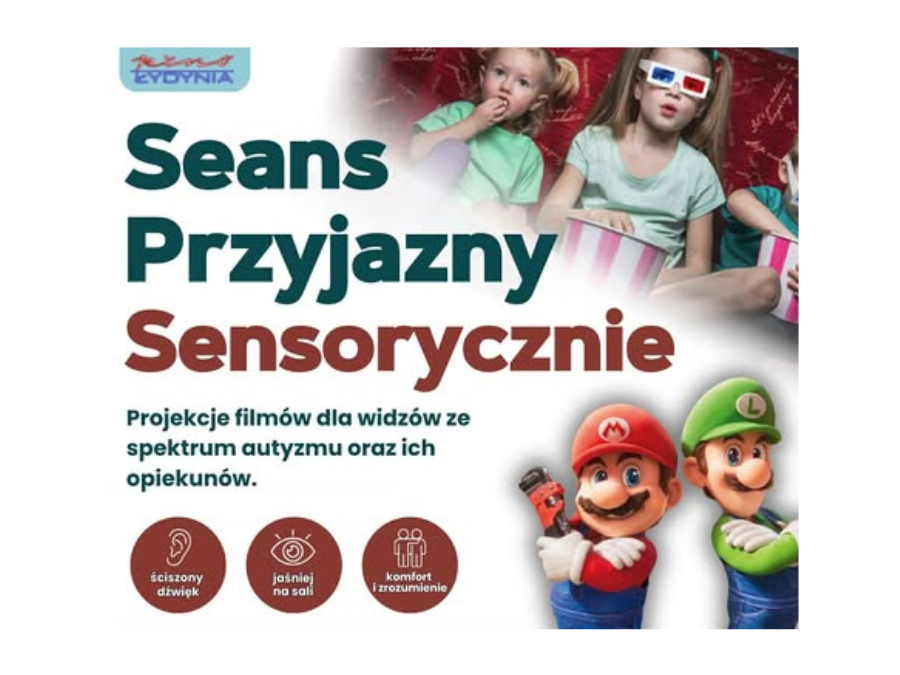Seans przyjazny sensorycznie. Film „Super Mario Galaxy Movie”